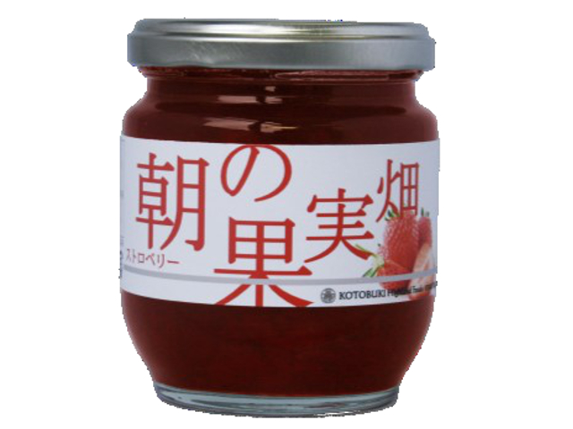 朝の果実畑ストロベリー