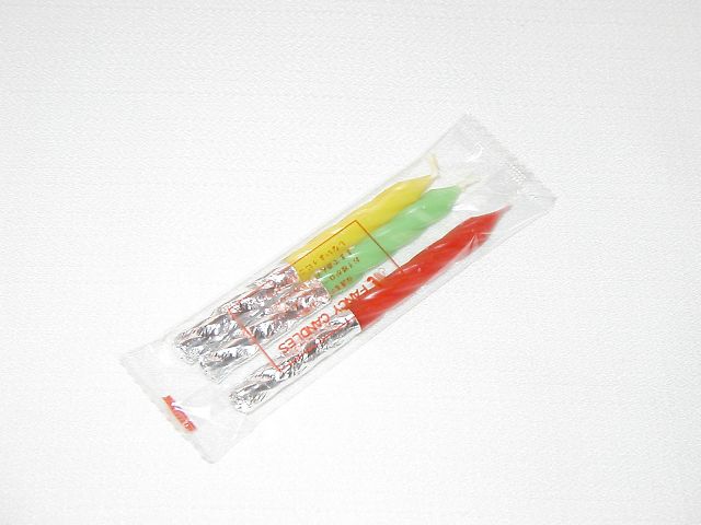 キャンドル3本入