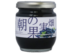 朝の果実畑ブルーベリー