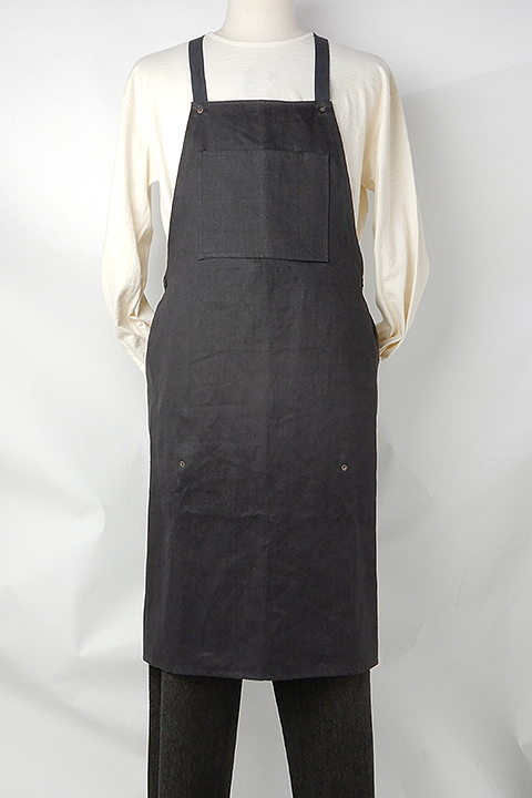 OX’ED SILVER 20’S WORK APRON HEMP DENIM / 20’S ワークエプロンヘンプデニム