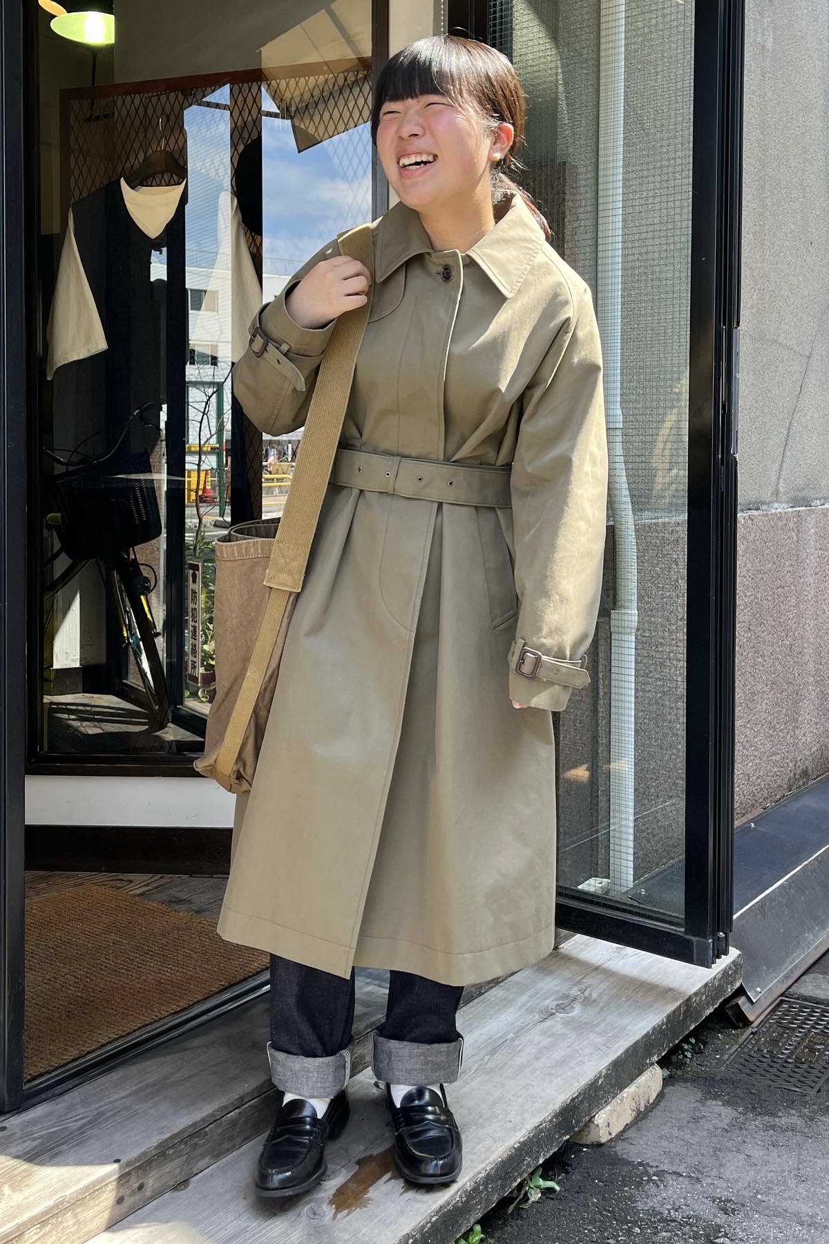 激かわ♡ 大人気♡♡ナイジェルケーボン マックコート BRITISH ARMY Styling] Nigel Cabourn WOMAN THE ARMY GYM NAKAMEGURO STORE