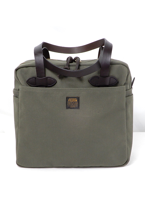 FILSON ラギットツイル　ジッパー トートバッグ FILSON＞ RUGGED TWILL TOTE BAG WITH ZIPPER / ラギッドツイル