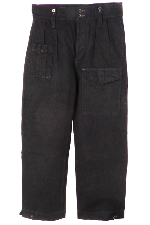 BRITISH ARMY PANT - BLACK DENIM / ブリティッシュアーミーパンツ