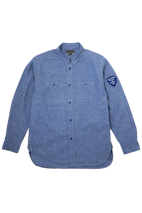 US NAVY SHIRT DUNGAREE / USネイビーシャツ ダンガリー