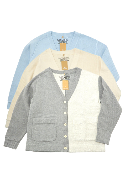 [WOMAN] ARMY JERSEY MIX CARDIGAN/アーミージャージーミックスカーディガン