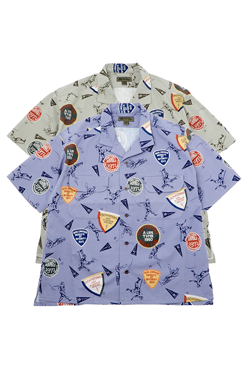 OPEN COLLAR SHIRT BASEBALL＆CRICKET / オープンカラーシャツベースボール＆クリケット