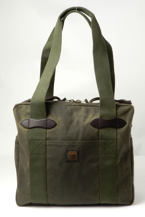 ＜FILSON＞ TIN CLOTH ZIPPER TOTE BAG / フィルソン ティンクロス ジッパー トートバッグ