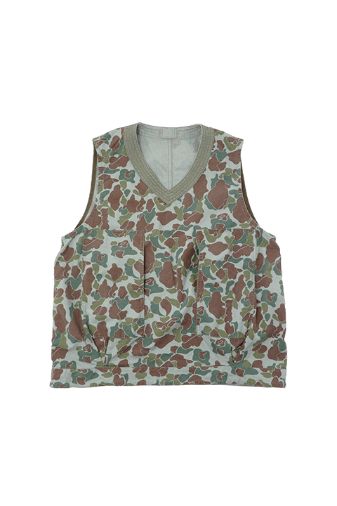 PULLOVER ARMY VEST - CAMO / プルオーバーアーミーベスト - カモ