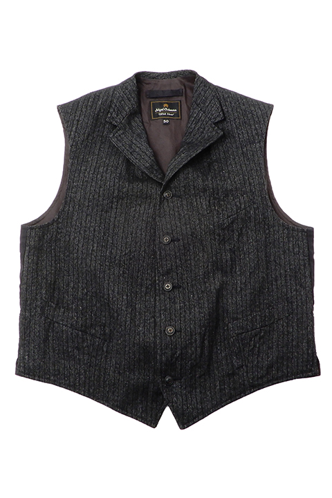 BLACKSMITH VEST-STRIPE/ブラックスミスベスト-ストライプ