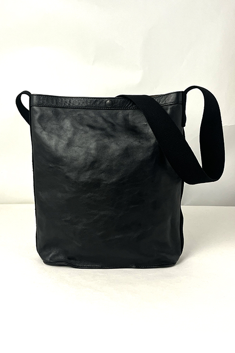 MAIL BAG -BROWN CORE LEATHER / メールバッグ-ブラウンコアレザー