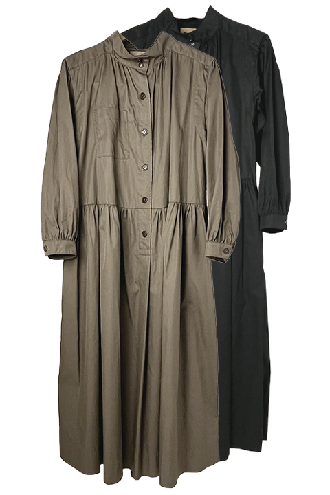 [WOMAN] FRENCH FARMER DRESS / フレンチファーマードレス