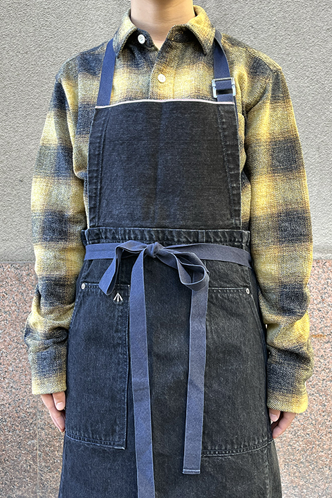[WOMAN] JAPANESE FARMER APRON DRESS / ウーマンジャパニーズファーマーエプロンドレス