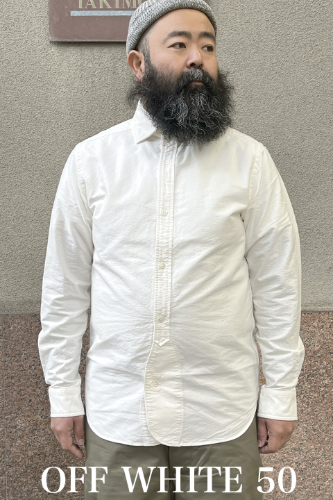 NIGEL CABOURN - BRITISH OFFICERS SHIRT OX / ナイジェルケーボン