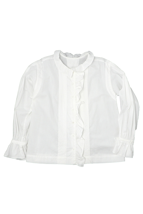WOMAN] GATHER COLLAR BLOUSE / ギャザーカラーブラウス