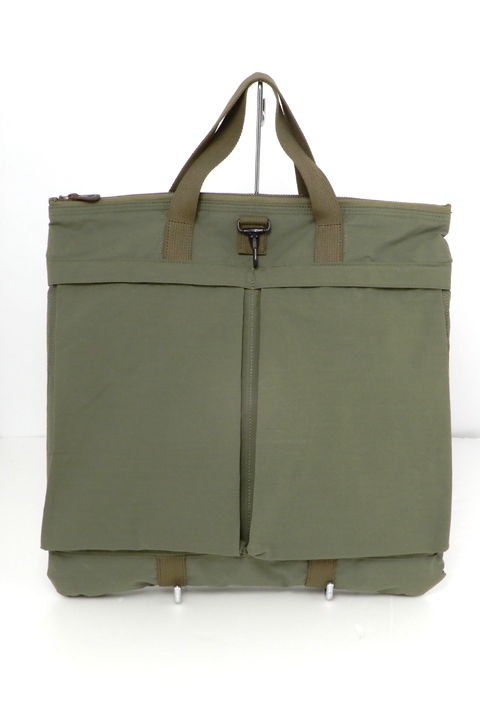 HELMET BAG MIX - COTTON NYLON WEATHER CLOTH / ヘルメット