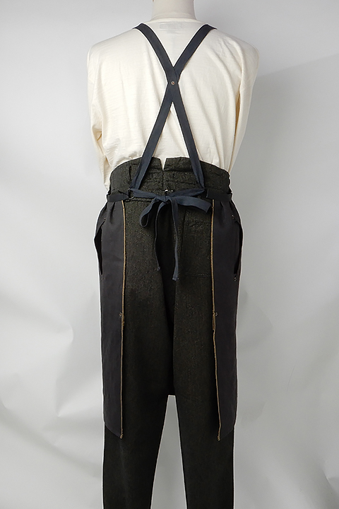 OX'ED SILVER 20'S WORK APRON HEMP DENIM / 20'S ワーク