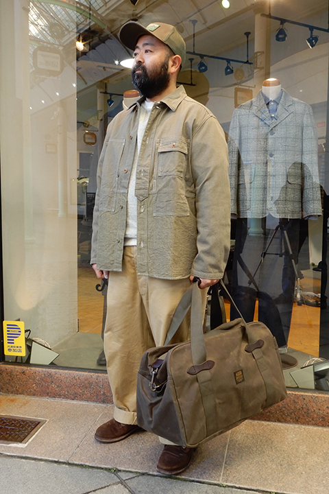FILSON] TIN CLOTH MEDIUM DUFFLE BAG / ティンクロスミディアム