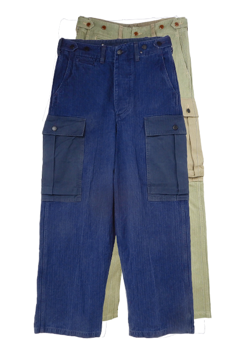 40'S MONKEY PANT MIX-HERRINGBONE / 40'Sモンキーパンツミックス-ヘリンボーン