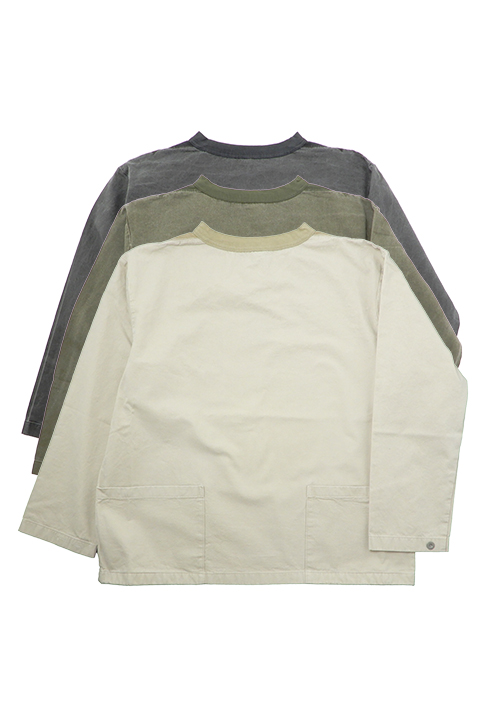FISHERMANS SHIRT-COTTON TWILL/フィッシャーマンズシャツコットンツイル