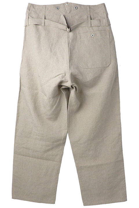 30'S FRENCH WORK PANT LINEN NIDOM / 30'Sフレンチワークパンツリネン