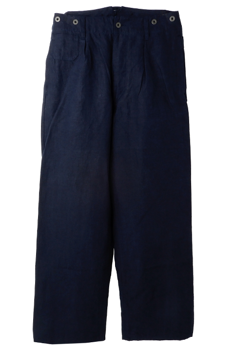 30'S FRENCH WORK PANT LINEN NIDOM / 30'Sフレンチワークパンツリネン