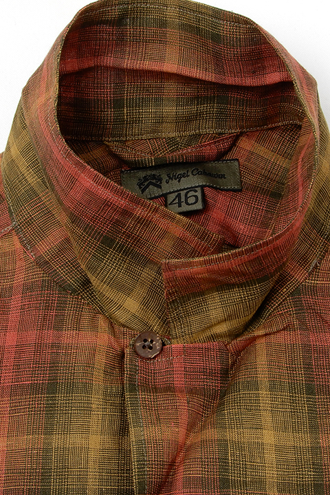 FRENCH CHORE JACKET - HEMP CHECK / フレンチチョアジャケット