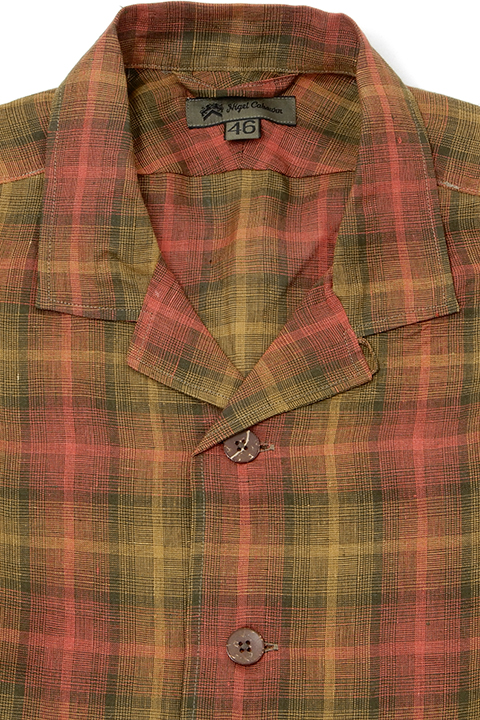 FRENCH CHORE JACKET - HEMP CHECK / フレンチチョアジャケット
