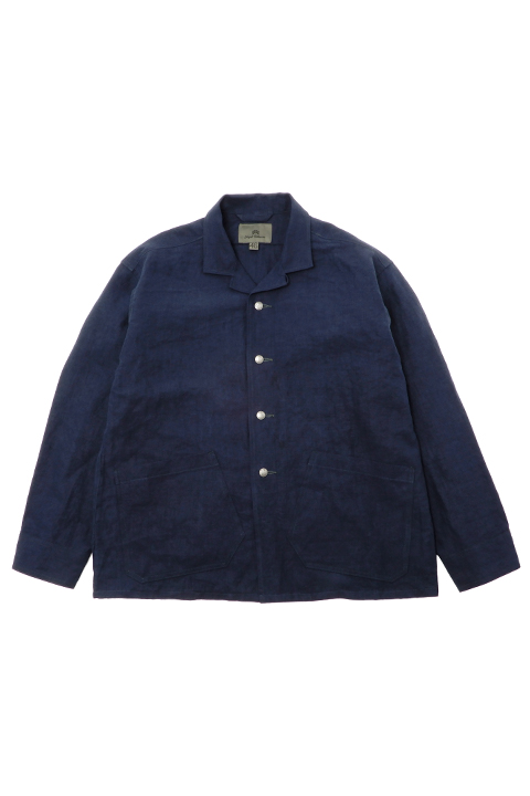 [MAN'S] FRENCH CHORE JACKET LINEN NIDOM / フレンチチョアジャケットリネンニドム