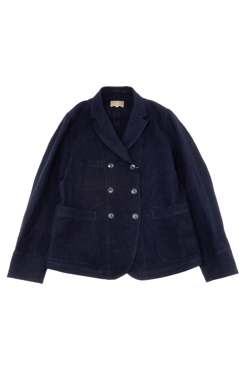 [WOMAN] GENTLEMANS DOUBLE BREAST JACKET HERRINGBONE / ウーマンジェントルマンズダブルブレストジャケットヘリンボーン