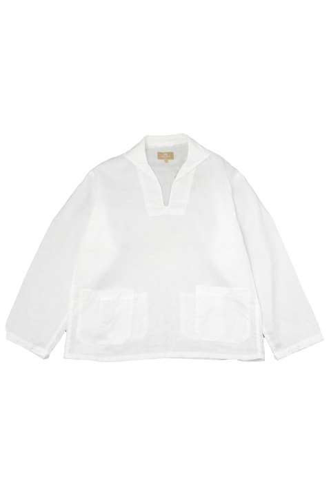 [WOMAN] FRENCH PULLOVER SHIRT-HEMP / ウーマンフレンチプルオーバーシャツ - ヘンプ