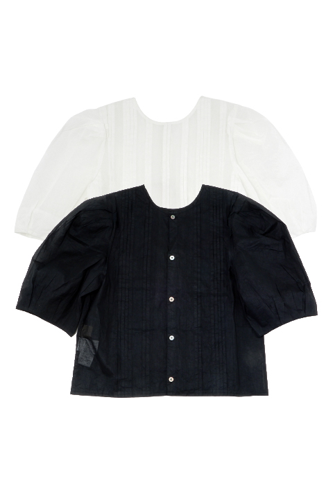 [WOMAN] 2WAY BLOUSE HALF SLEEVE / ウーマン2ウェイブラウスハーフスリーブ