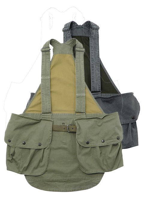 FISHING VEST - PIGMENT DYE / フィッシングベスト-ピグメントダイ