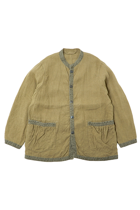 FRENCH WORK JACKET LINEN PIN OX/フレンチワークジャケット
