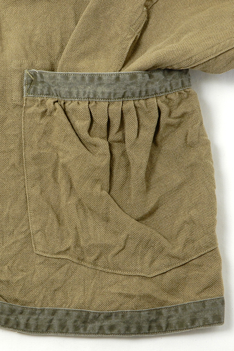 フランス ワークジャケット リネン 復刻 FRENCH WORK JACKET LINEN PIN OX/フレンチワークジャケット