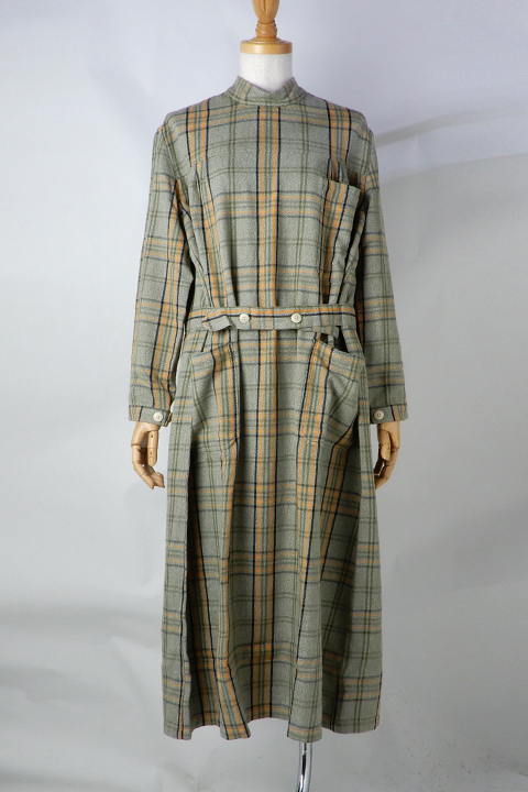 [WOMAN] NIGEL CABOURN x ORIGINAL MADRAS TRADING COMPANY - NURSE DRESS / ナースドレス
