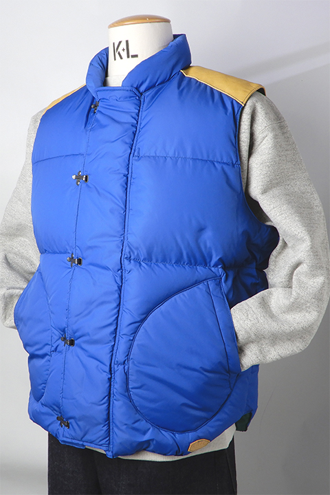 Rocky Mountain Featherbed× Nigel Cabourn DOWN VEST CLIP/ロッキー 