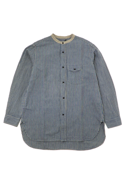 FARMER STAND SHIRT - COTTON LINEN / ファーマースタンドシャツ-コットンリネン