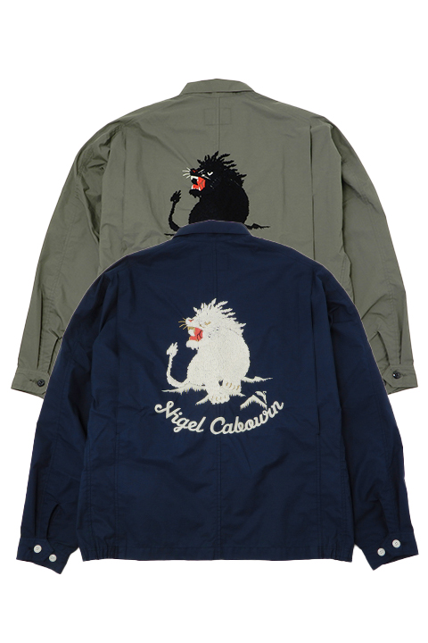 SOUVENIR JACKET - COTTON NYLON WEATHER CLOTH / スーベニアジャケット-コットンナイロンウェザークロス