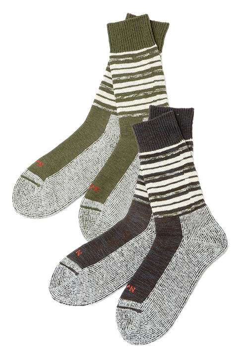 PANEL BORDER SOCKS / パネルボーダーソックス