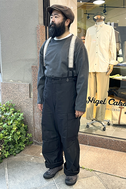 [UNISEX] ARMY CARGO PANT-BLACK / ユニセックスアーミーカーゴパンツ-ブラック