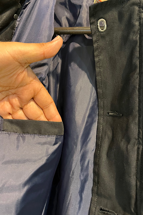 デッキジャケットコードクロス