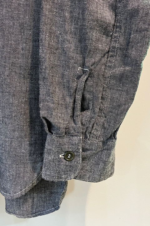 usネイビーシャツハンクダイイング