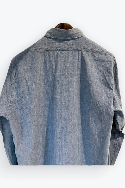 usネイビーシャツハンクダイイング