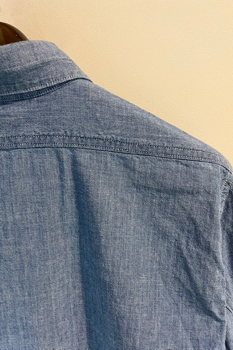 usネイビーシャツハンクダイイング