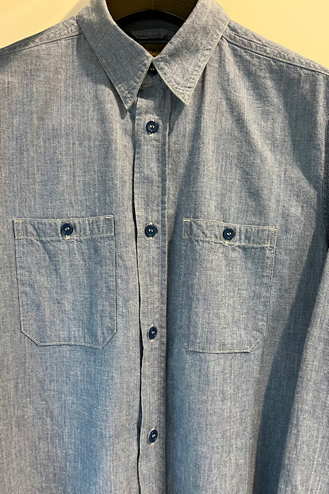 usネイビーシャツハンクダイイング