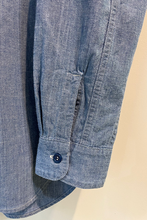 usネイビーシャツハンクダイイング