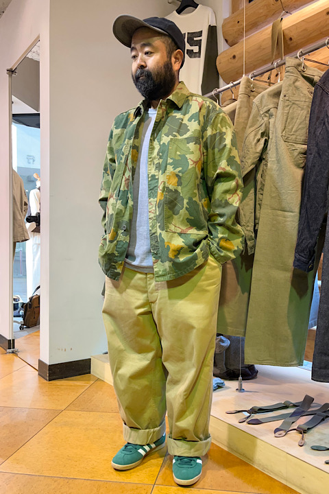 オーバーシャツカモフラージュ