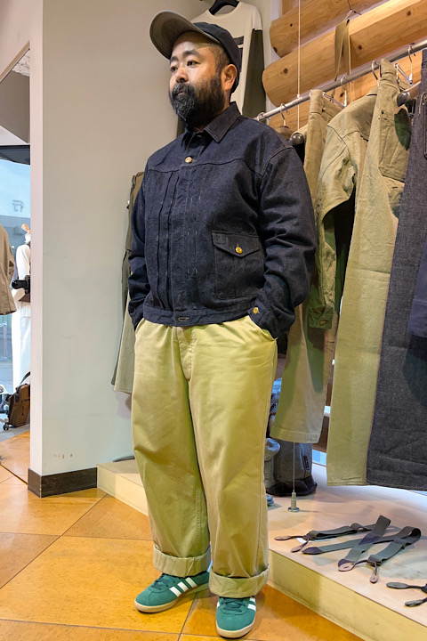 希少/レアモデル 17AW/Nigel Cabourn/スモックデニム コート NIGEL CABOURN（ナイジェルケーボン）アウターの通販 | TAKIMOTO