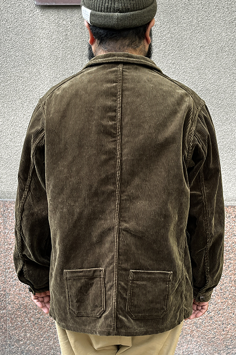 FRENCH WORK JACKET - 8WALE CORDUROY / フレンチワークジャケット - 8