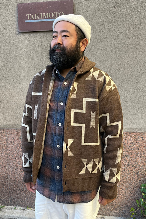 トライバルカーディガン